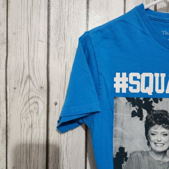 Golden Girl T-Shirt Women's Small Oversized Blue Crew Squad Goals - Picture 3 of 5
